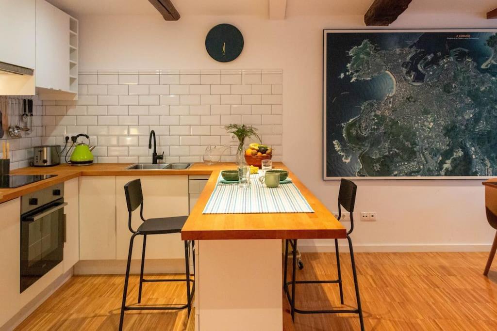 Appartement Galeria En La Marina à La Corogne Extérieur photo